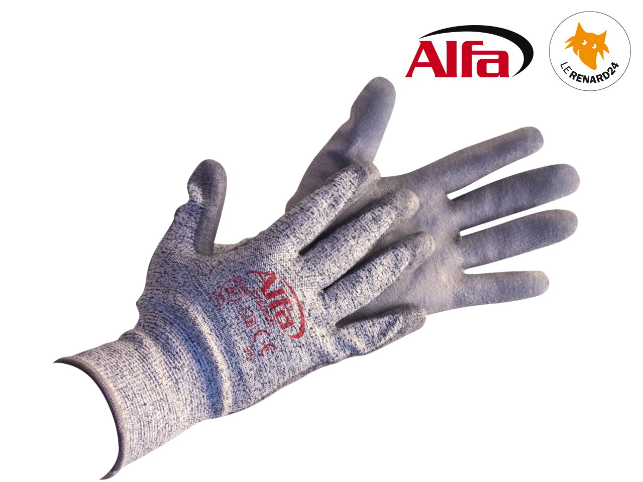 Gant de travail de protection anti coupures en nitrile - ALFA 874
