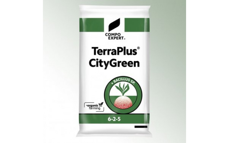 Engrais complet avec certification Bio TerraPlus «CityGreen 6+2+5» pur plantes et organique - granulé - 810018 RENARD