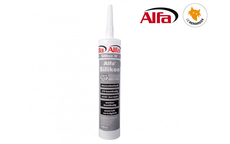 850 ALFA - Silicone «W» pour toits / charpentes - blanc