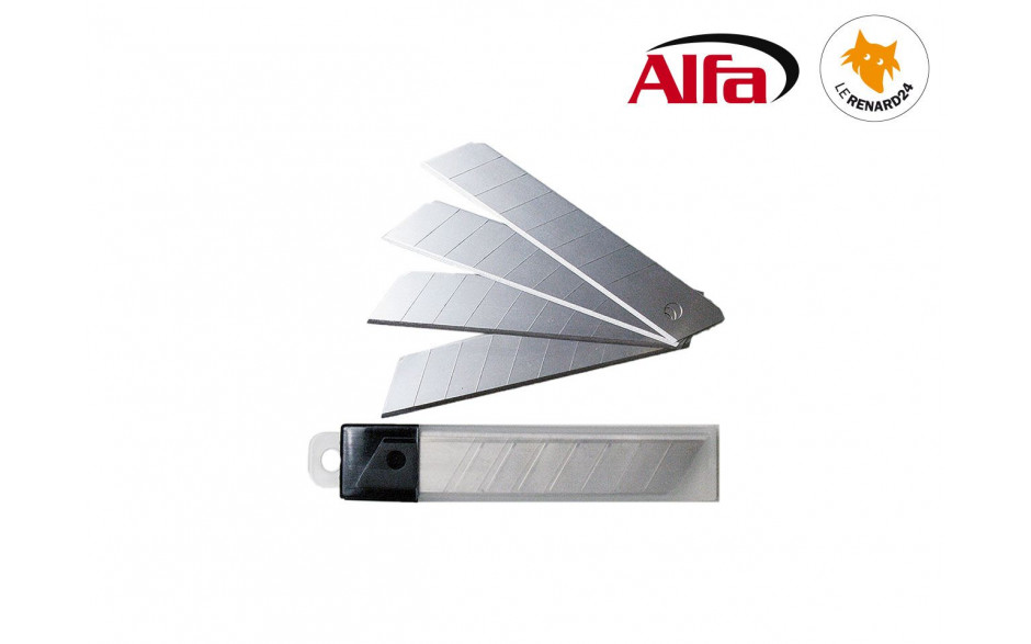 904 K ALFA - Lame pour cutter 18 mm x 10 cm | 8 segments