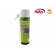 ALFA - Mousse PU expansive bi-composants 400ml manuelle