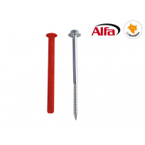 654 ALFA - Cheville pour cadres et façades avec collerette