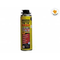 Mousse expansive polyuréthane «MEGA» 500ml pistolable - RENARD10609 