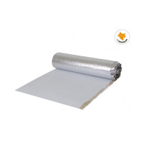Sous-couche parquet et stratifié pour le sol avec pare vapeur en alu intégré et ruban adhésif