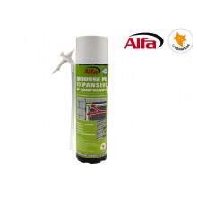 ALFA - Mousse PU expansive bi-composants 400ml manuelle