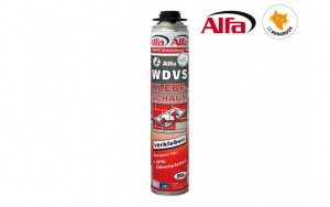 612 ALFA - Mousse polyuréthane de collage EPS 800 ml pour pistolet