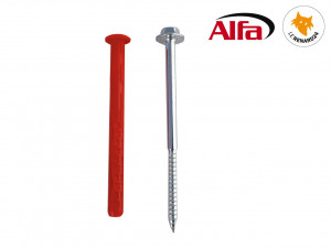 654 ALFA - Cheville pour cadres et façades avec collerette