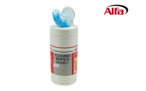 830 ALFA - Lingettes industrielle nettoyantes Clewo Wipes Duo+