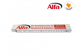950 ALFA - Double mètre pliant bois «Premium»